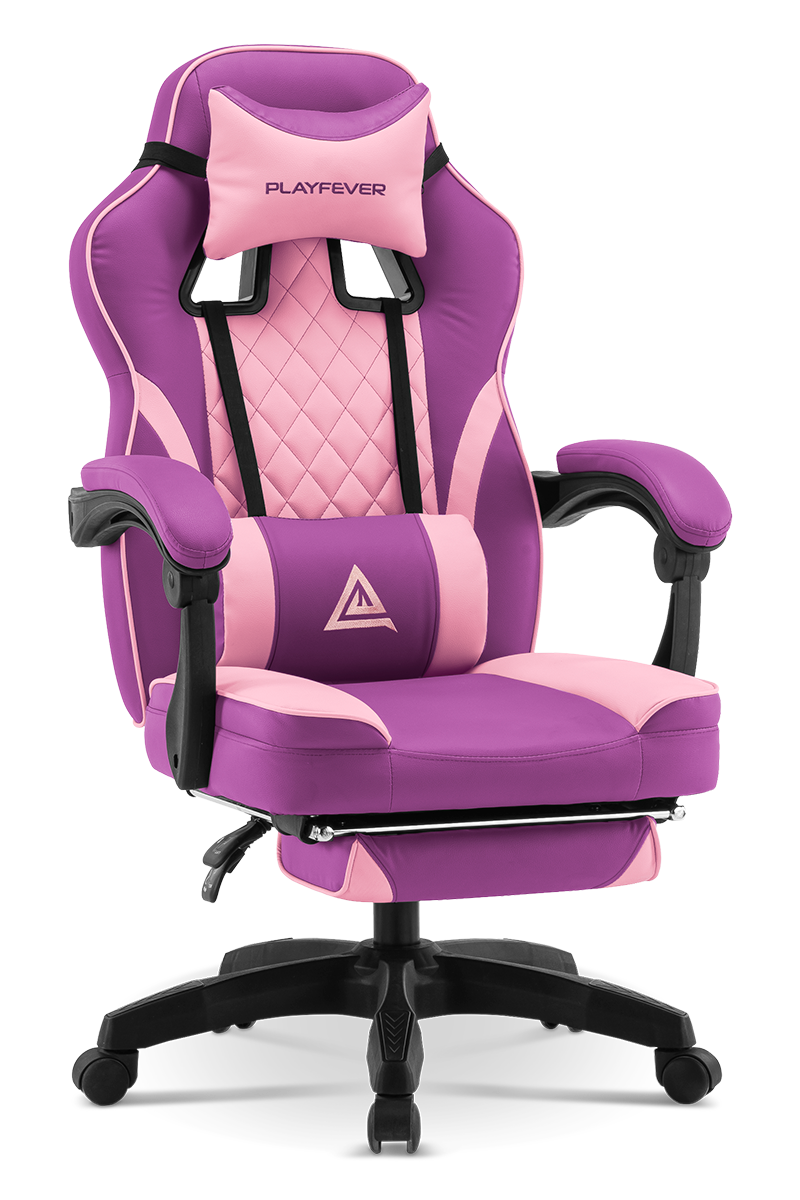 Silla gamer Omega color Morado - PlayFever México